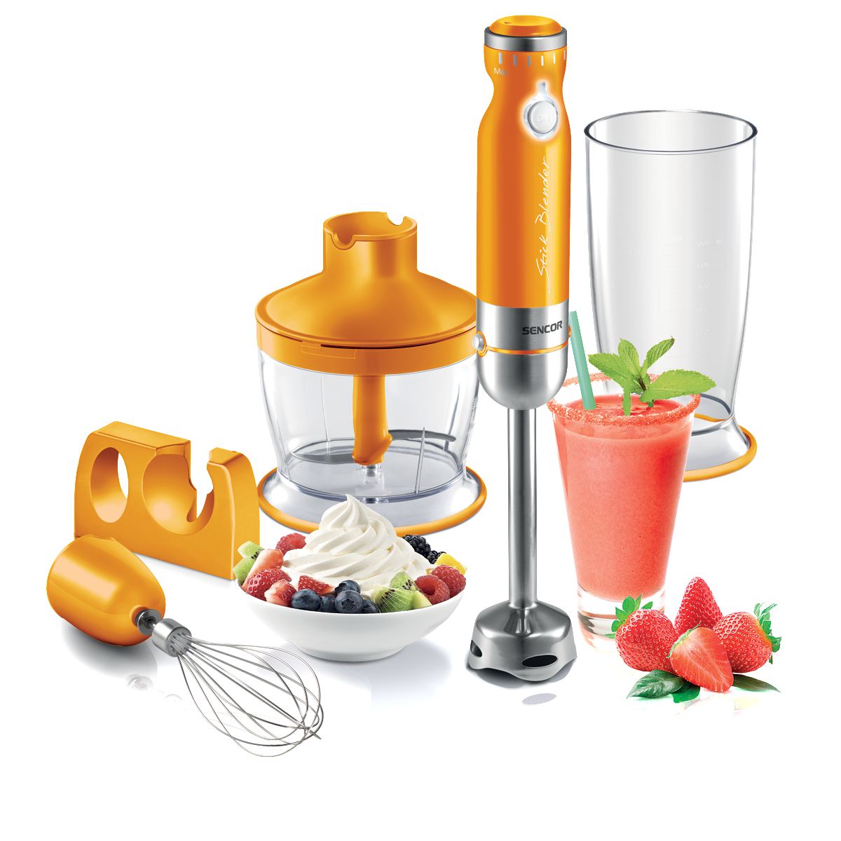 Sencor SHB4363OR Stick Blender with Accessories